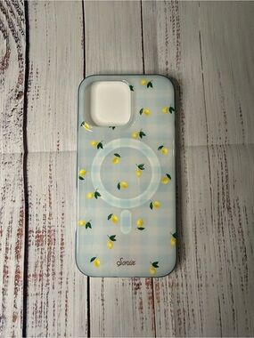 Sonix Blue Gingham iPhone 16 Pro Max Case